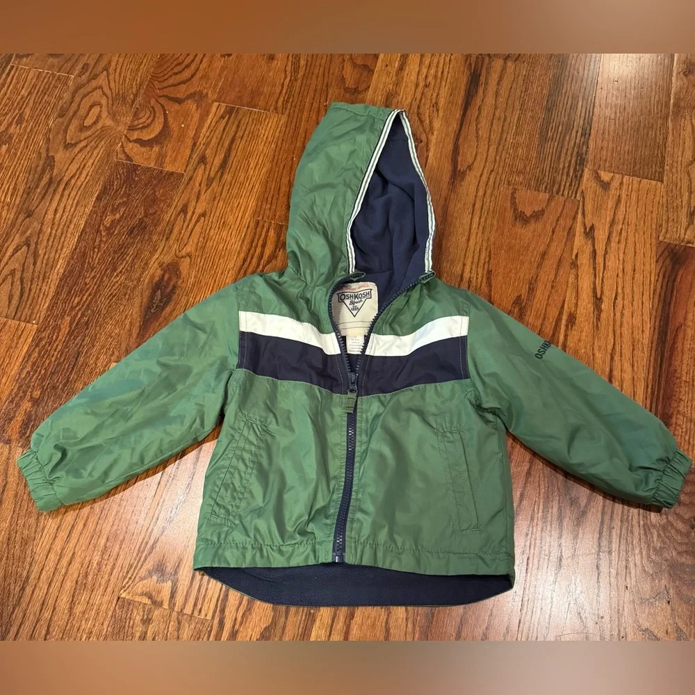 OshKosh B'gosh Navy and Forest Windbreaker Coat / Jacket